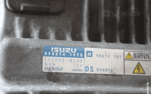 Sterownik silnika ECU Opel Meriva Isuzu 1.7CDTI '2007  98074147 2