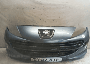 Zderzak przód przedni peugeot 207 ezwd szary 1