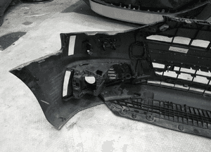 Audi A4 B9 lift 8W z grilem i kratkami zderzak przedni 5