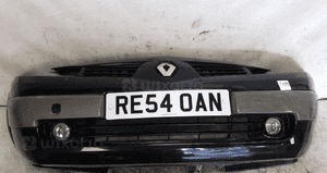 Zderzak przód przedni renault megane 2 ii czarny NV676 halogeny 1