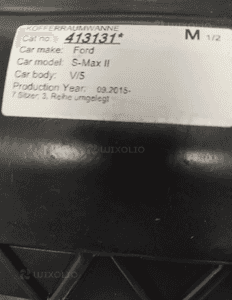 Ford s-max mata wkład bagażnika antypoślizgowa nowa 6
