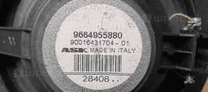 Głośnik drzwi lewy prawy przód dystans obudowa Citroen C5 III 9659749880 9664955880 4
