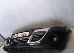 ^ ZDERZAK PRZÓD PRZEDNI RENAULT MEGANE 3 III COUPE 3D 3 DRZWI HB TED69 SREBRNY HALOGENY 3