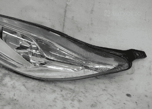 Ford fiesta MK7 lift soczewka cała lampa przód lewa przednia 2