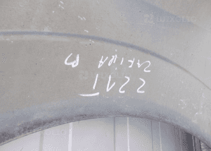 Opel zafira Z21T błotnik prawy przód przedni 4