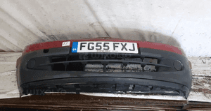 Zderzak przód przedni do renault modus czarny mat OV727 1