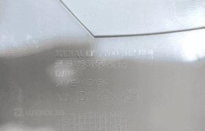 Opel vivaro a 2001- poszycie osłona słupka prawy tył 93850492 5