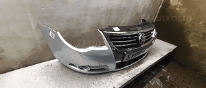 Zderzak przód przedni vw volkswagen eos LA7W srebrny halogeny 4