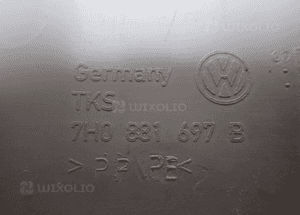 Osłona podstawy fotela lewa vw T5 7H0881697B 3
