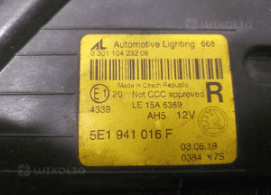 LAMPA PRZÓD PRAWA SKODA OCTAVIA III 3 LIFT FULL LED 5E1941016F 4