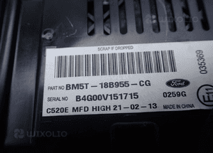 Wyświetlacz radia ford kuga MK2 BM5T-18B955-CG radom 3