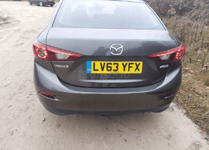 KLAPA TYŁ TYLNA TYLNIA MAZDA 3 III BM SEDAN 4D 13-17 kompletna w kolor 1