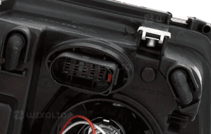 LAMPY Reflektory VW T5 2010-15 DRL XENON LOOK 4
