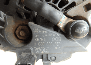 ALTERNATOR VW CADDY POLO 1.9 SDI TDI 038903023K 2