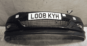 Zderzak przód przedni opel astra h 3 iii gtc halogeny kod lakieru Z20R czarny 1
