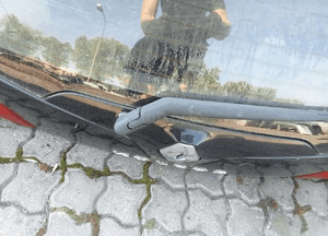 silniczek wycieraczki tył ramię koleos 1