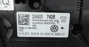 Vw t-roc 2GA 2017- zegary licznik 30786KM 2GA920740B 5