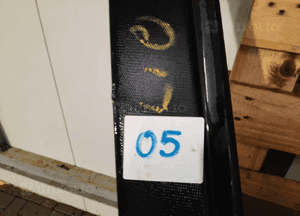 Drzwi przód przednie prawe renault clio 3 iii czarne 5D 5 drzwi hb NV676 czarny 2