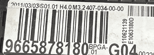 Modul akumulatora citroen C4 ii 2 B7 9665878180 3