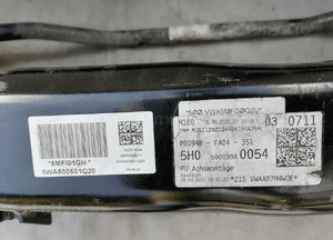 Kołyska wózek sanki belka tył Vw Golf 8 VIII Gti 4x4 5H0500039A 3