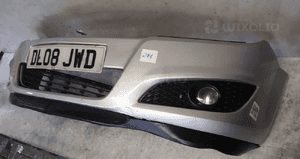 Zderzak przód przedni do opel astra h 3 iii lift Z176 srebrny halogeny 3