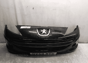 Zderzak przód przedni peugeot 207 exl exld czarny  halogeny 1