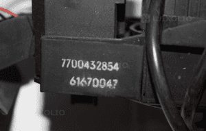 Przełącznik zespolony pod kierownicę RENAULT CLIO II 7701045279 2