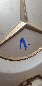 Dekielek kołpak kapsel 15" Mercedes W169 A1694000925 A1694010624 4