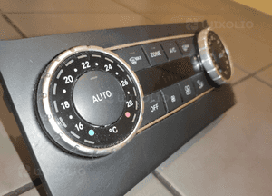 Mercedes W204 lift c-klasa panel klimatyzacji nawiewu przełącznik klimy 1