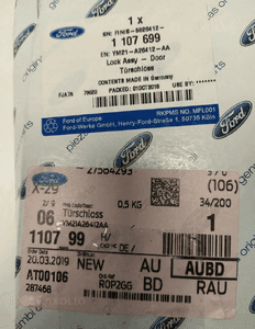 FORD GALAXY II 2 S-MAX WA6 zamek centralka drzwi 7