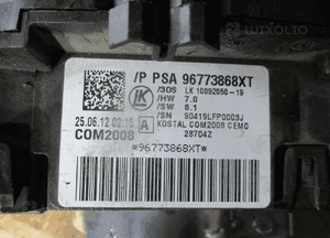PRZEŁĄCZNIK ZESPOLONY TAŚMA CITROEN C3 II DS3 96773868XT 2