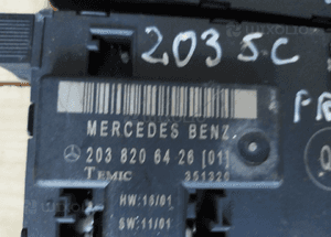 MERCEDES C 203 sterownik drzwi moduł przód tył RÓŻNE NUMERY 9