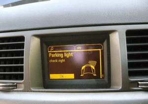 Opel Signum Vectra C lift wyswietlacz srodkowy 1