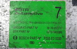 Moduł sterownik btr FOO5E00038 maserati 3200GT 98 4