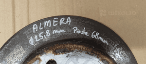 Tarcze hamulcowe tył tylne Nissan Almera 5