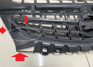 Opel astra j gril maskownica chłodnicy 13321718 327946489 5