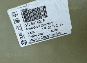 Blotnik tyl tylny prawy skoda superb ii sedan 3T5 5