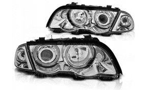 Lampy reflektory do bmw E46 od 1998 do 2001 sedan / touring  ringi led 1