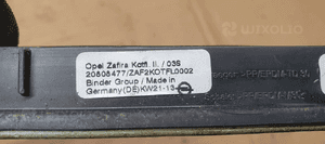 Listwa błotnika lewy przód chrom Opel Zafira C 20808477 5