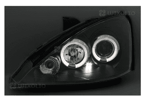 Lampy  reflektory do ford focus MK1 od 2001 do 2004 roku  ringi black 3