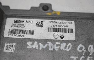 Sterownik silnika Valeo 0.9TCE RENAULT DACIA SANDERO LOGAN  237102806R / 237103008R 2
