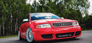 Logo Napis Emblemat QUATTRO 100% Stal Nierdzewna AUDI Gril Atrapa 1