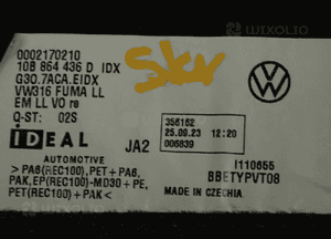 Dywaniki welurowe vw ID3 11A864451C  10B864435C 0002170210  dostępne 2 komplety 9