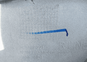 Zderzak przedni przód vw polo v 5 r-line 6R0 6R0807221 2009-2014 15