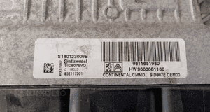 CITROEN C4 PICASSO II 1.6 E-HDI komputer sterownik silnika ECU 2013-2019 9666681180 3