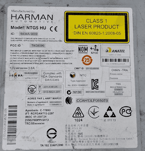 Mercedes-Benz W217 Radio Nawigacja Multimedia NTG5 Harman A2179003301 3