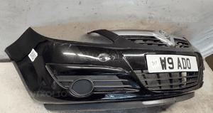 Zderzak przód przedni opel corsa d Z20R czarny 4