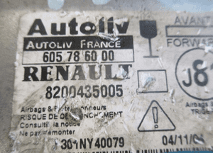 MODUŁ SENSOR AIR BAG RENAULT ESPACE IV 605786000 2