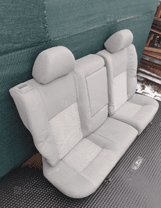 Fotele Fotel Kanapa Welur Jasne Siwe Podlokietnik VW Golf IV 4 3 drzwi komplet 32