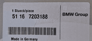 BMW E90 E91 LCI SZKŁO Lusterka podgrz. szerokok. prawe 51167203188 5